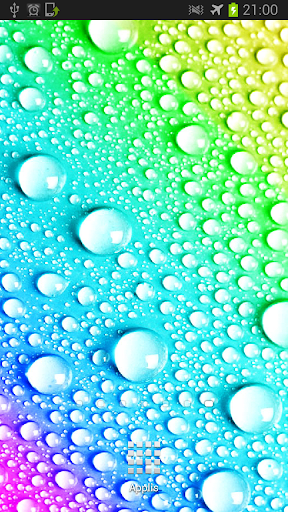 Pop Water Drops Parallax LWP