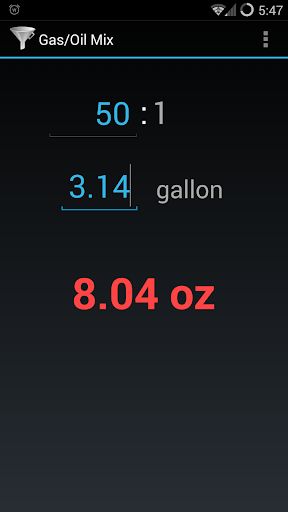 Gas Oil Mix