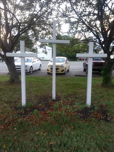 Three White Crosses