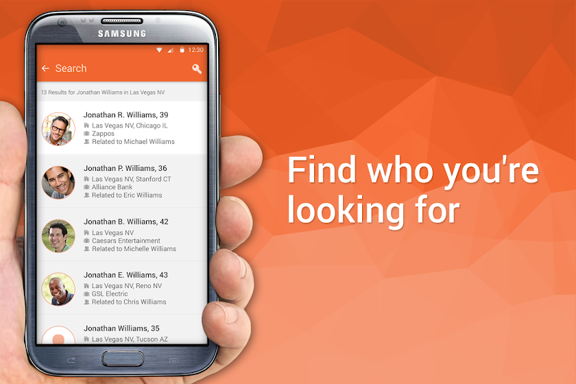 Intelius People Search/Call ID Screen 3