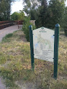 Trail Bridge And Sign