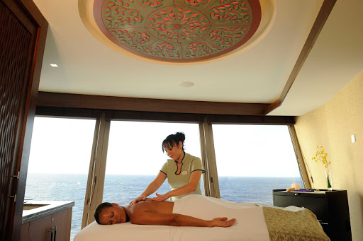Disney-Senses-Spa-Treatment - Make an appointment for therapeutic and beauty services (adults only) at Senses Spa & Salon aboard Disney Fantasy.
