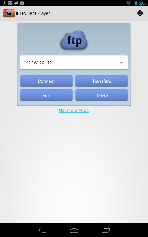 Android application FTP Player Premium (Client) screenshort