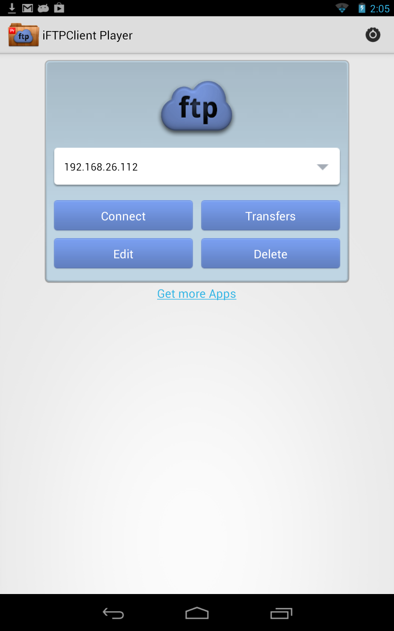 FTP Player Premium (Client) Screen 1