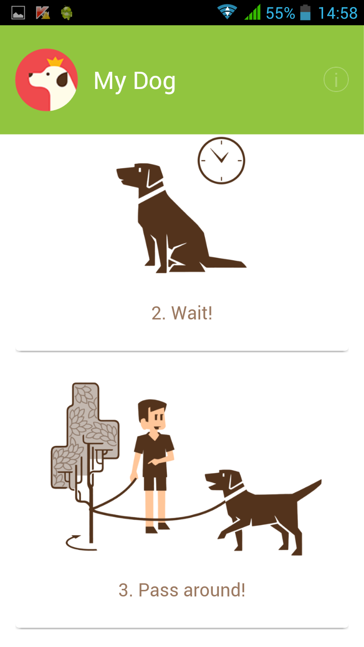 Dog training. SupreDog. Screen 2