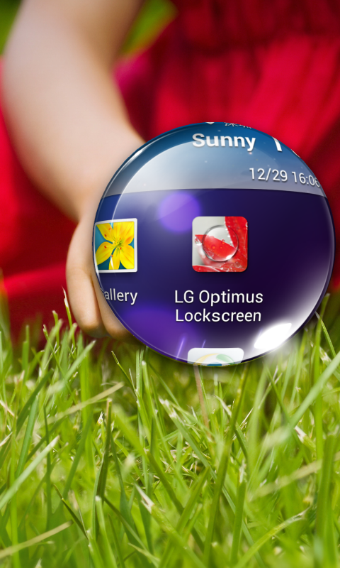 LG Optimus Lockscreen - screenshot