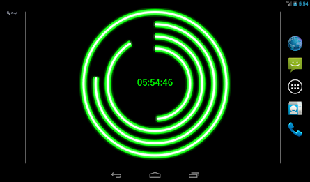 Neon Clock Live Free Wallpaper poster 12