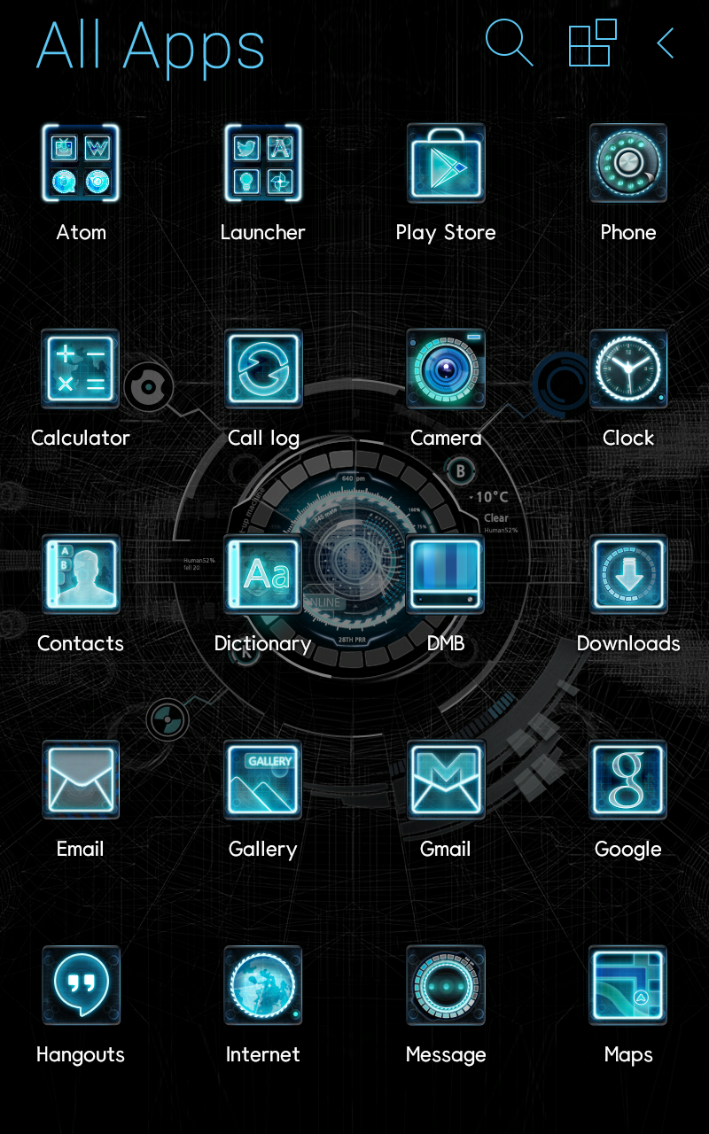 Mechanism Atom Iconpack Screen 3
