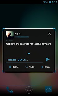 Go SMS Theme Holo Ice Cream Screenshots 4