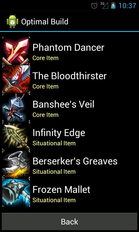 LoL Build Optimizer Screen 2