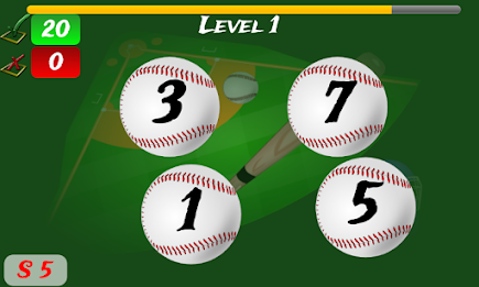 1st / 4th Grade Math Baseball poster 7