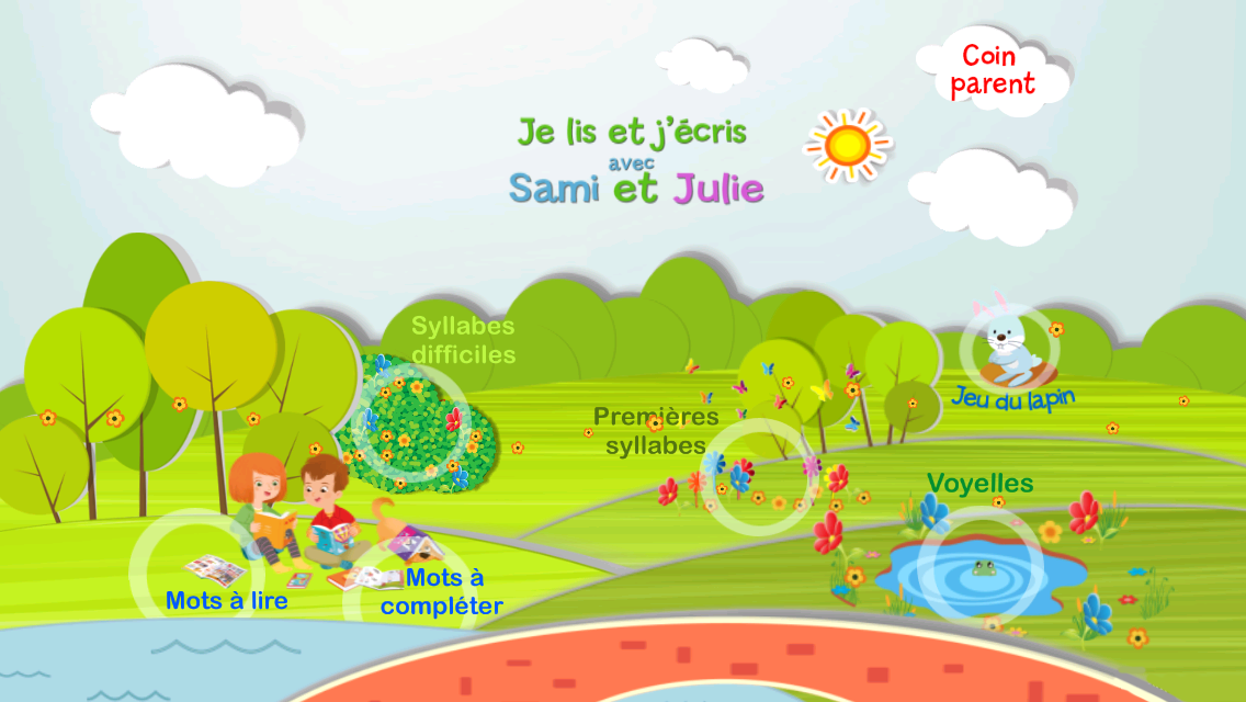 Android application Je lis et j’écris screenshort