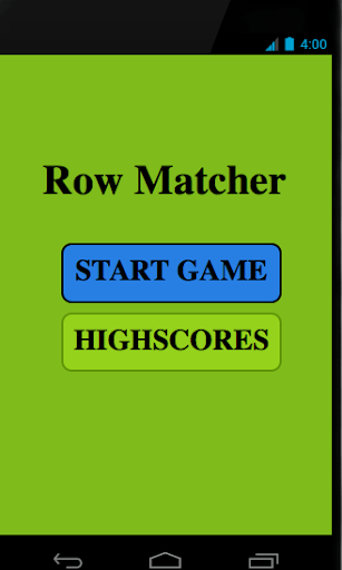 Row Matcher Game