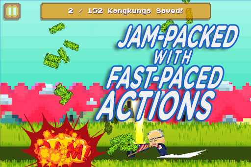 【免費街機App】Kangkung - Fast Paced Action-APP點子