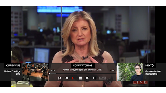  HuffPost Live for Android TV: miniatura de captura de pantalla  