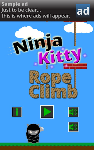 Ninja Kitty Rope Climb