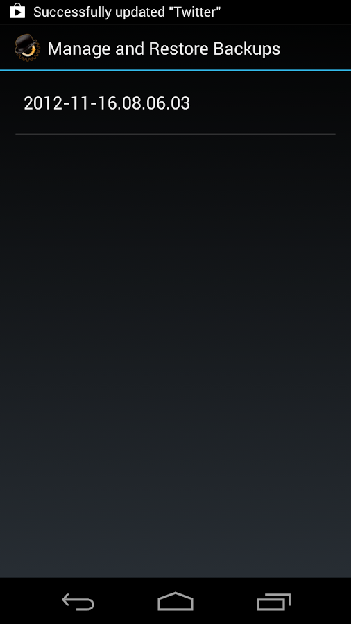    ROM Manager- screenshot  