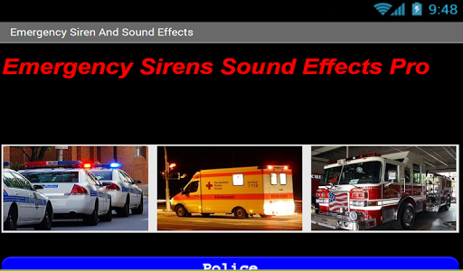 Sirenas Emergencia Sounds Pro