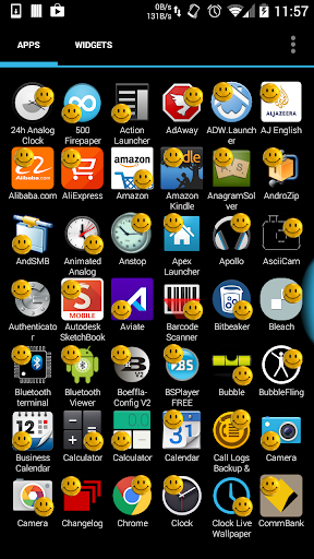 Smiley Yellow Face Icon Theme