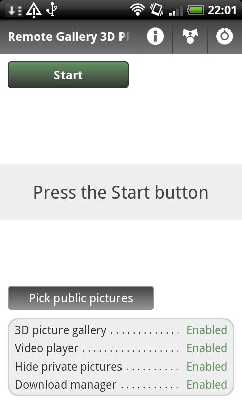 Remote Gallery 3D PRO Screen 2