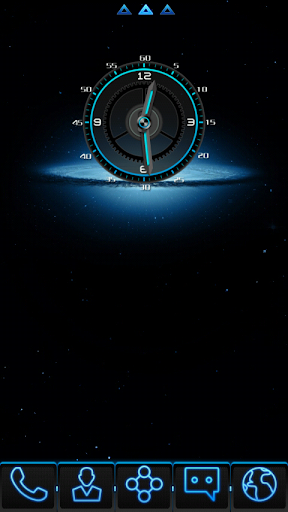 BlueLight Clock Widget