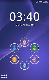 Xperia Z smart launcher theme - screenshot thumbnail