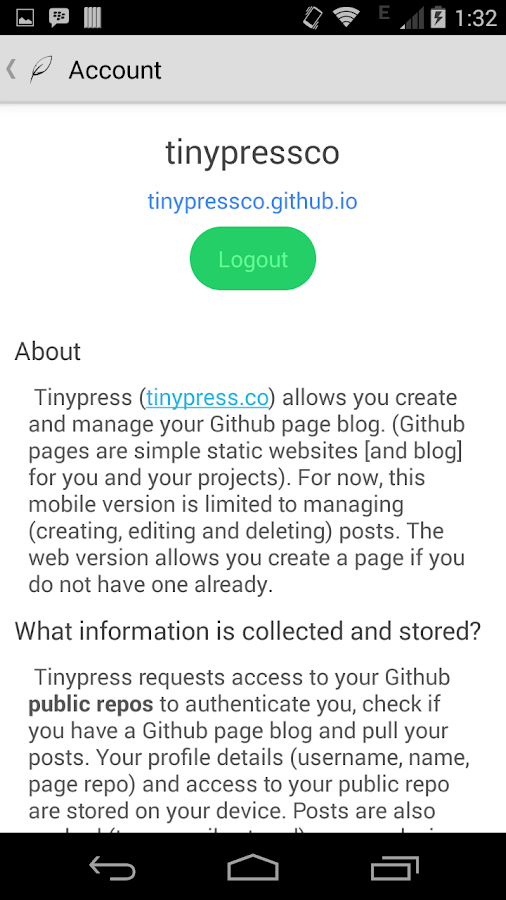    TinyPress- screenshot  