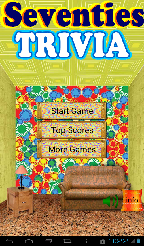 Android application 70s Trivia screenshort