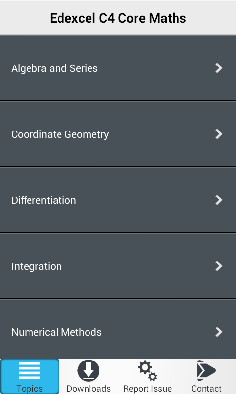 Edexcel C4 Screen 2