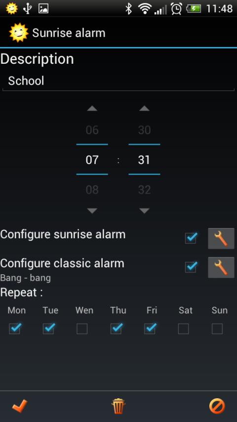 Wake up with the sunrise Screen 3