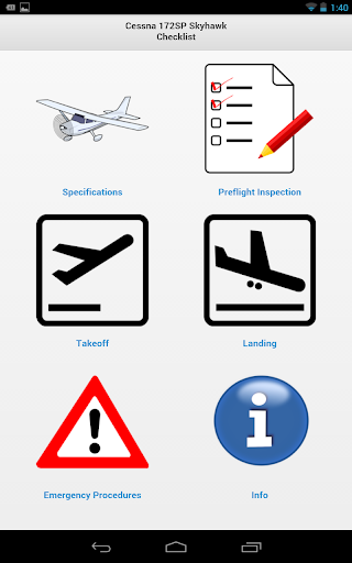 Cessna Skyhawk Checklist