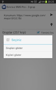 Unlimited SMS Pro - Bulk Post Screen 3