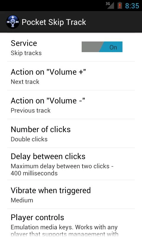 Pocket Skip Track - screenshot
