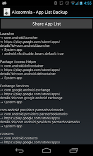 Aixsomnia - App List Backup Screenshots 7