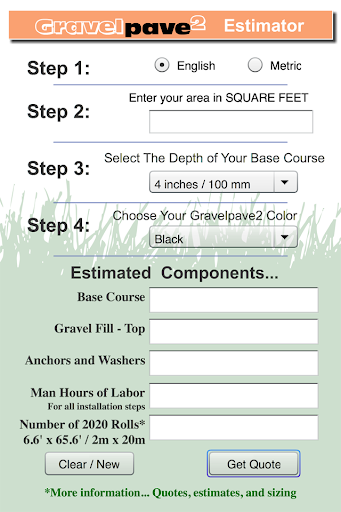 Gravelpave2 Estimator