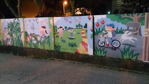 自行車道壁畫