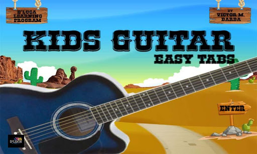 D'Luca Kids Guitar Easy Tabs