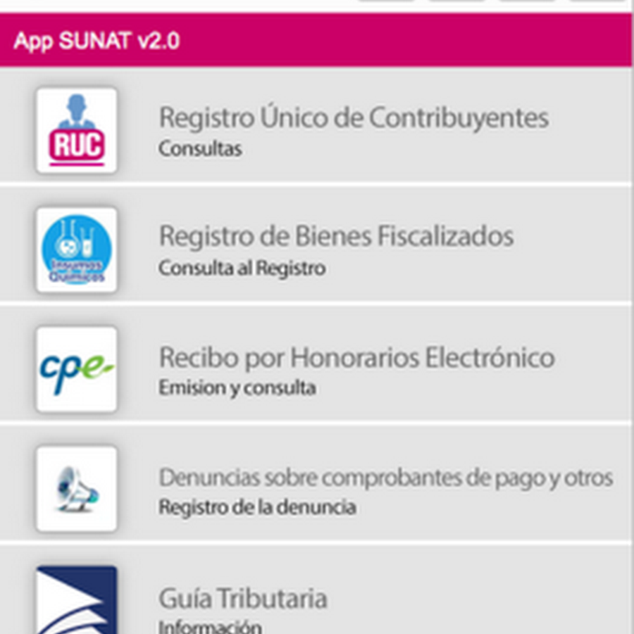 Sunat lanza aplicación móvil renovada para Android