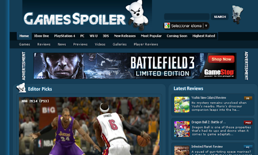 Games Spoiler - Game News