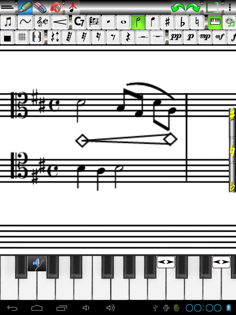 Music Score Pad -Plus Notation Screen 2