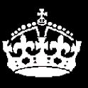 Keep Calm And Carry On Black logo