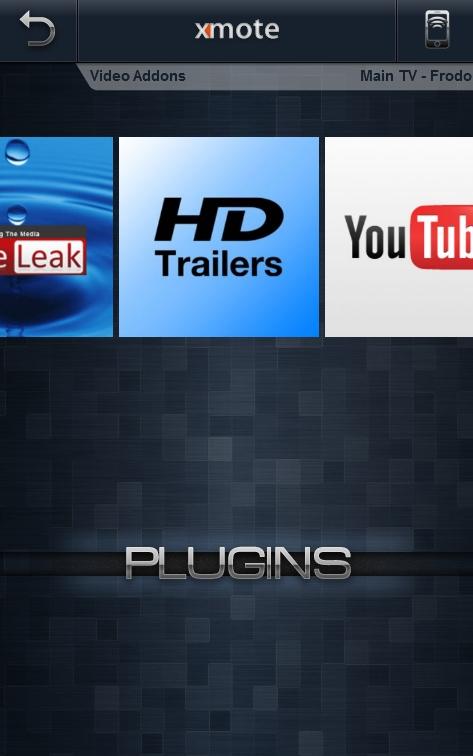    xmote, XBMC Kodi rem control- screenshot  