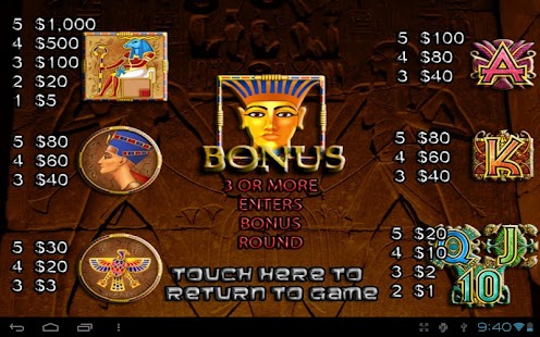 LUXOR Treasure Slot Machine Screenshots 6