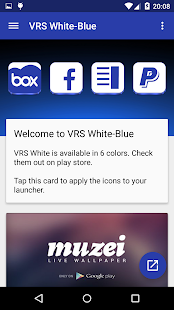 How to download VRS White-Blue Icon Pack lastet apk for pc