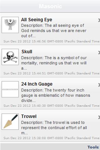 Masonic Tools: LUX Screen 2