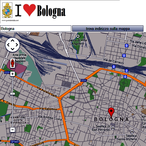 Bologna map