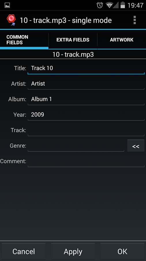 AudioTagger - Tag Music - screenshot