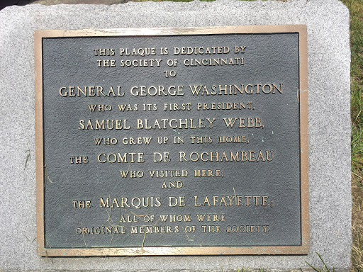 George Washington Historical Plaque 