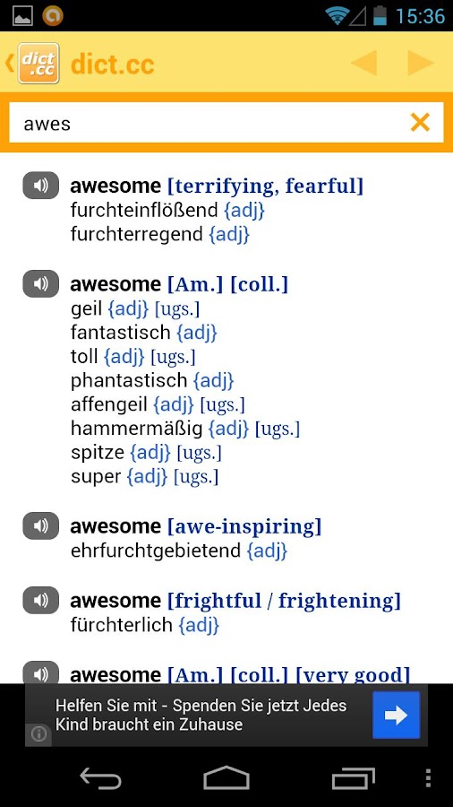 Offline-W rterbuch App - PONS