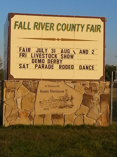 Fall River County Fairgrounds Martinson Memorial